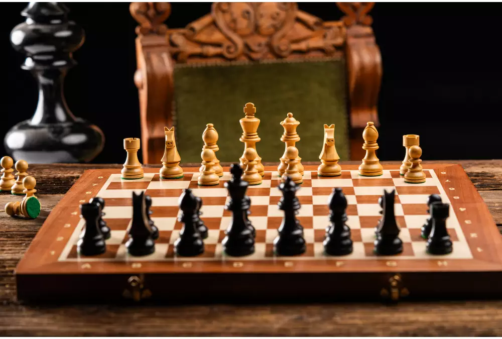 Szachy Turniejowe Timeless (German) Staunton nr 5 (48x48cm)